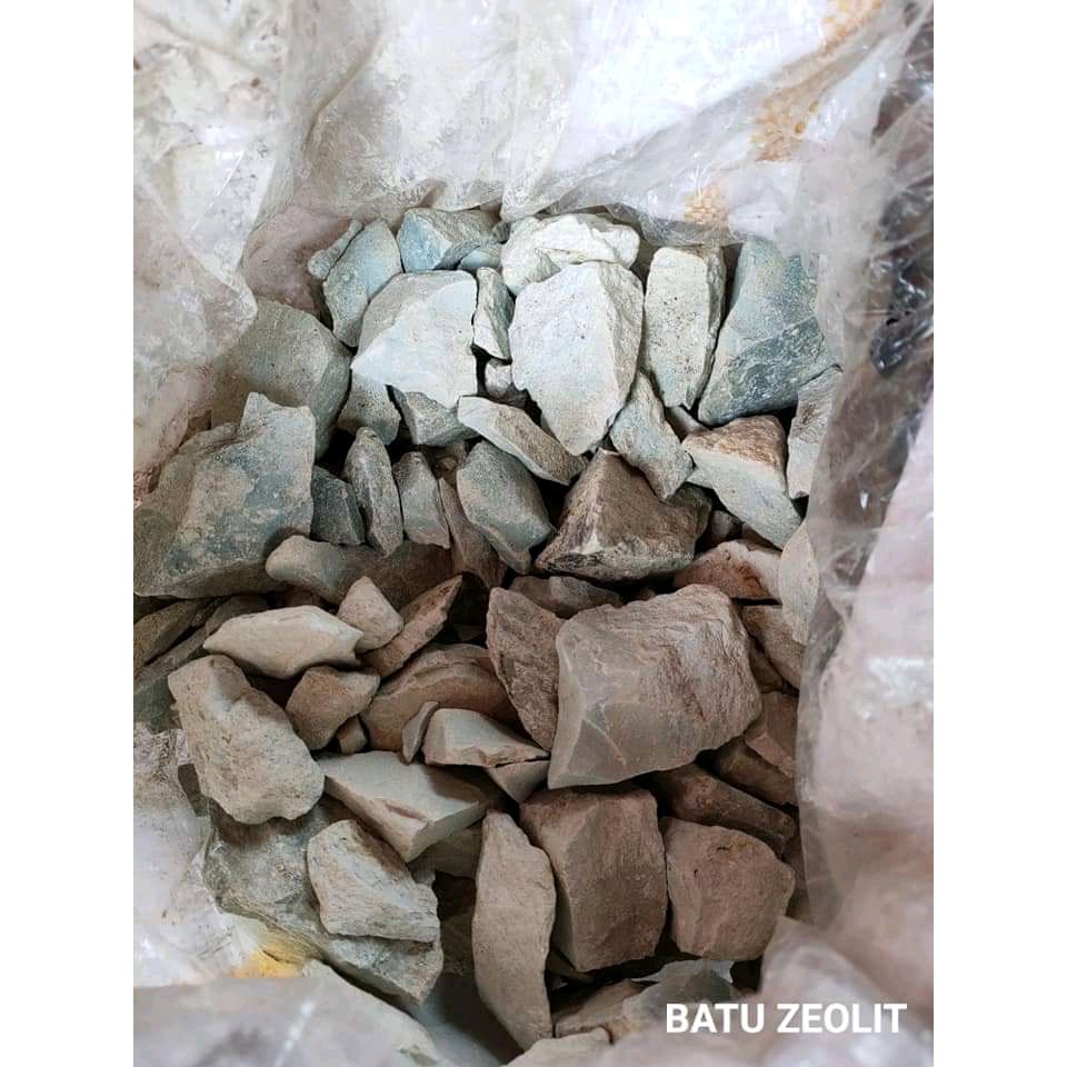 Batu Zeolite/Media Filter Aquarium/ Penjernih Air Zeolite 500gr