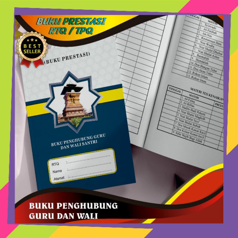 Buku Prestasi RTQ, TPA, TPQ, Yanbua, Yanbu'a