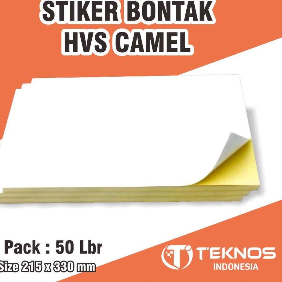 

➼Diskon Promo [50 LEMBAR] STIKER BONTAK HVS MATTE/DOFF CAMEL FOLIO F4 73 ➼