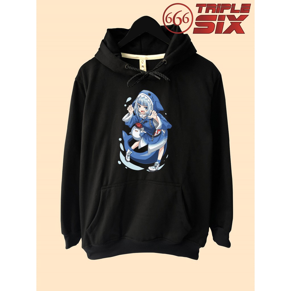 Jaket Hoodie vTuber Hololive EN Gawr Gura