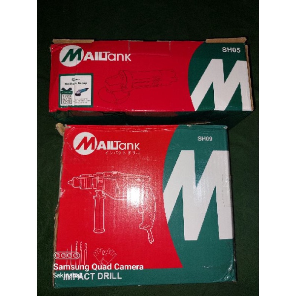 Paket gerinda 4in dan bor 13mm mailtank