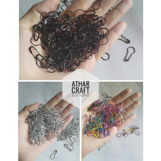 Peniti Bohlam anti nyangkut (50 pcs)/ peniti bros peniti