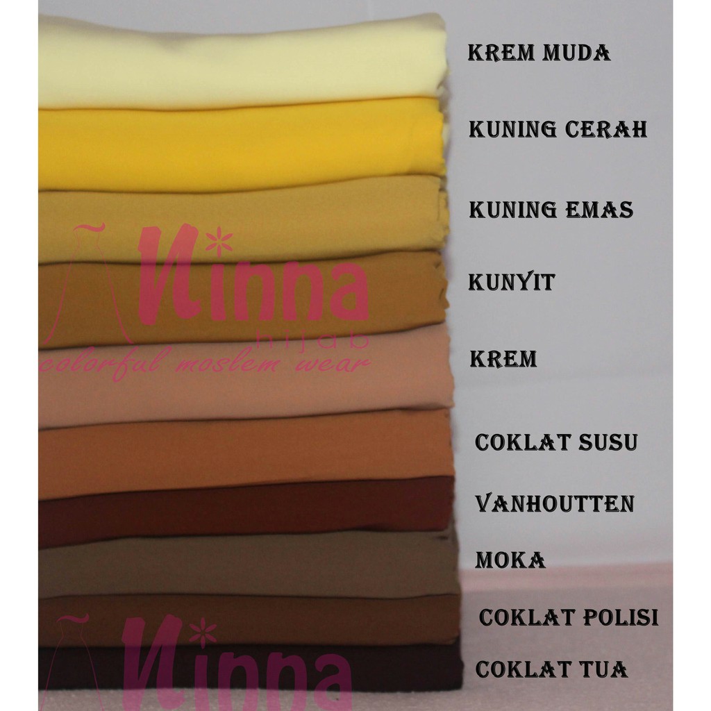 Dress Gamis Polos Gamis Basic Wolfis Wolpeach Solo Warna Coklat Tua Shopee Indonesia