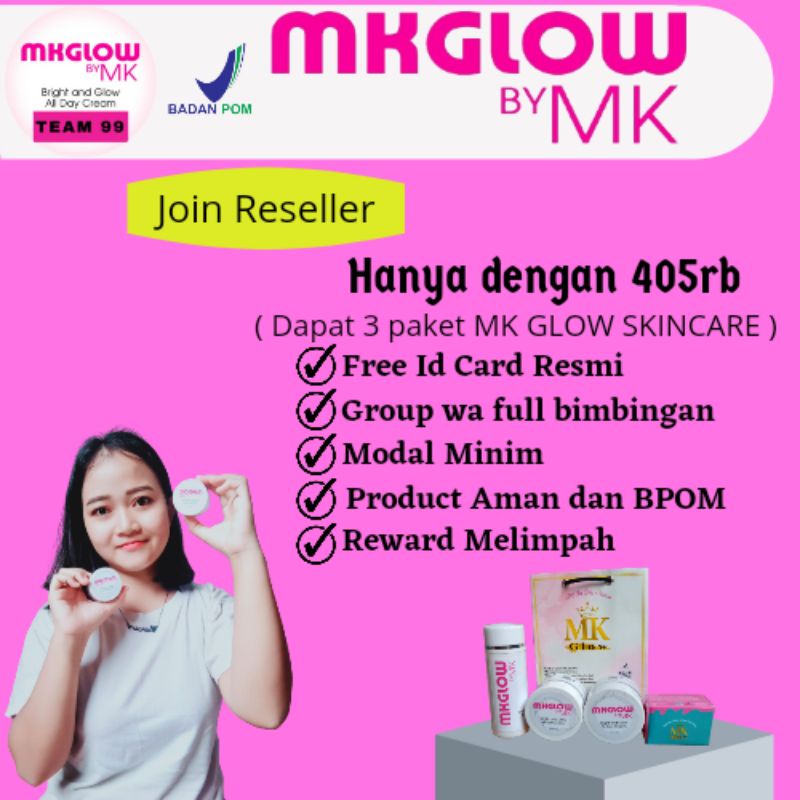 JOIN MEMBER RESMI MK GLOW SKINCARE BPOM ORIGINAL