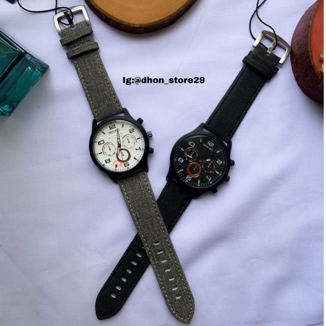 Jam tangan pria VIKEC gratis gelang dan kalung (dhon store)