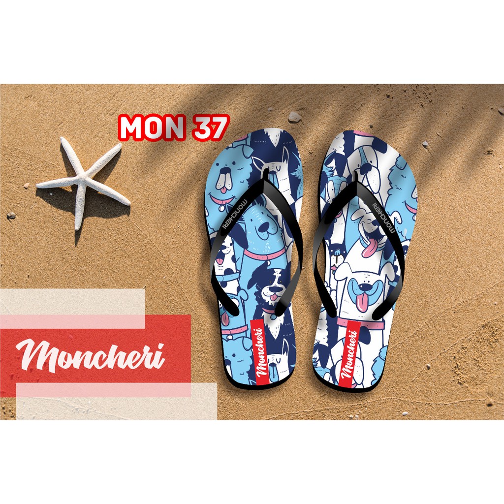 Sandal jepit Wanita MONCHERY Clothing(10) Promo NEW lucu