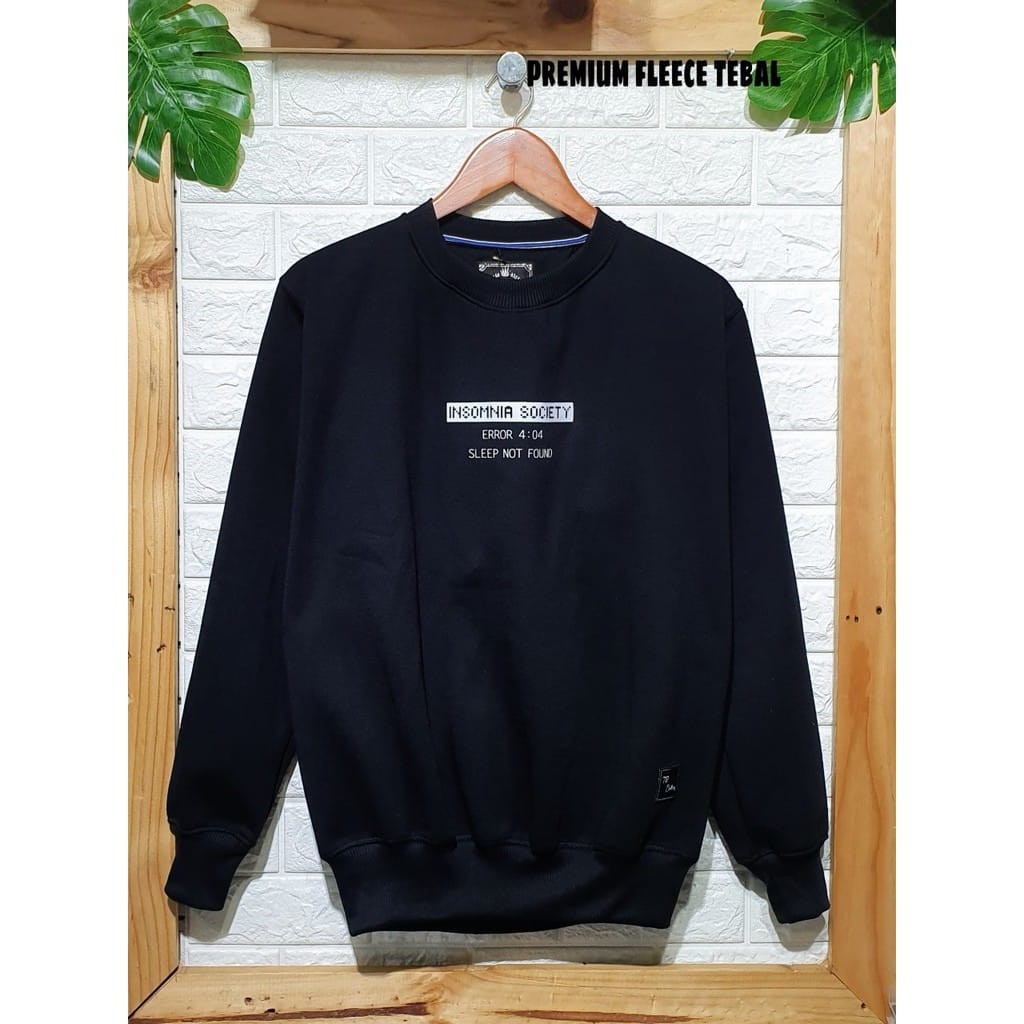 Sweater Crewneck Insomnia Original Distro Brand - CREWNECK UNISEX / CN INSOMNIA TERLARIS - COD