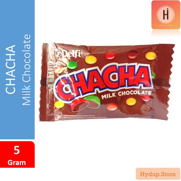 

Chacha | Cha Cha permen susu cokelat aneka warna 5 Gram