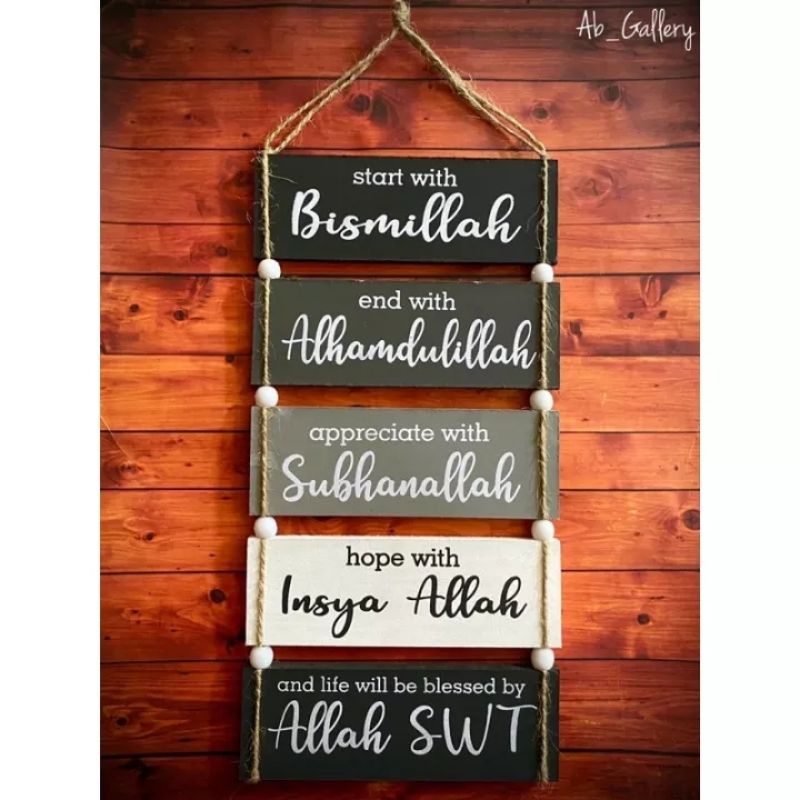 Aisy.walldecor HIASAN DINDING ISLAMI INSYA ALLAH