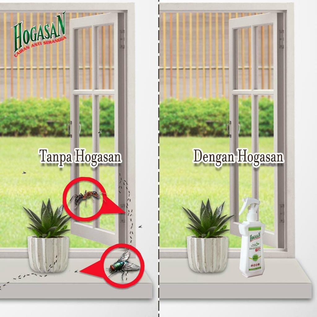 HOGASAN REFILL 500mL cairan anti serangga/anti semut/anti kecoa/anti rayap/anti tungau/anti kutu/anti nyamuk/anti lalat