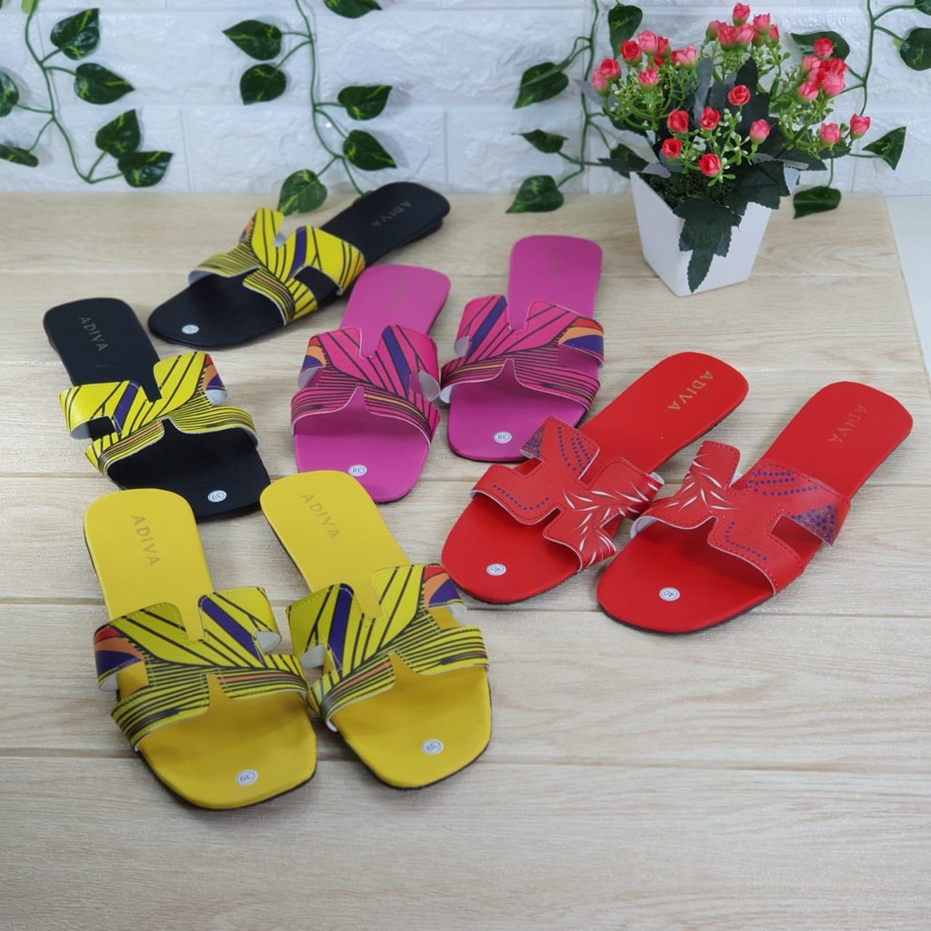 Ken'z Store | Slip Sandal Type H Motif Abstrak Printing