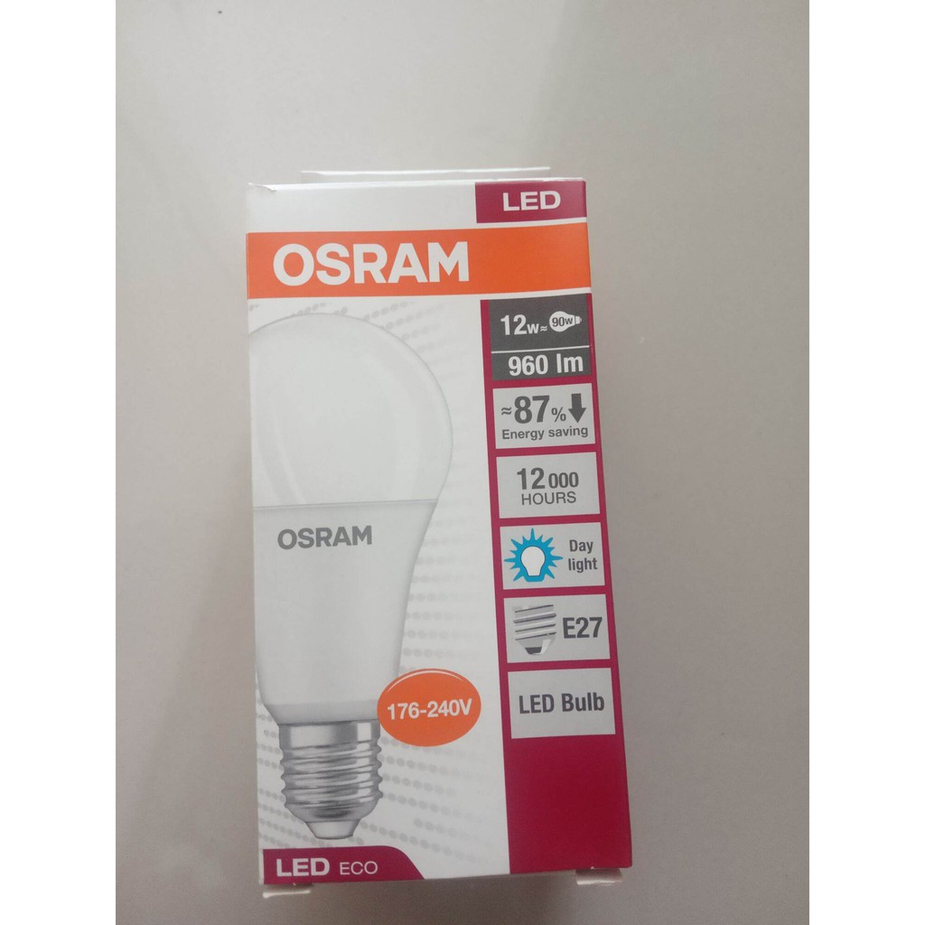 Lampu Led Osram 12 Watt Bohlam LED ECO CLA 12w Garansi 1 Tahun