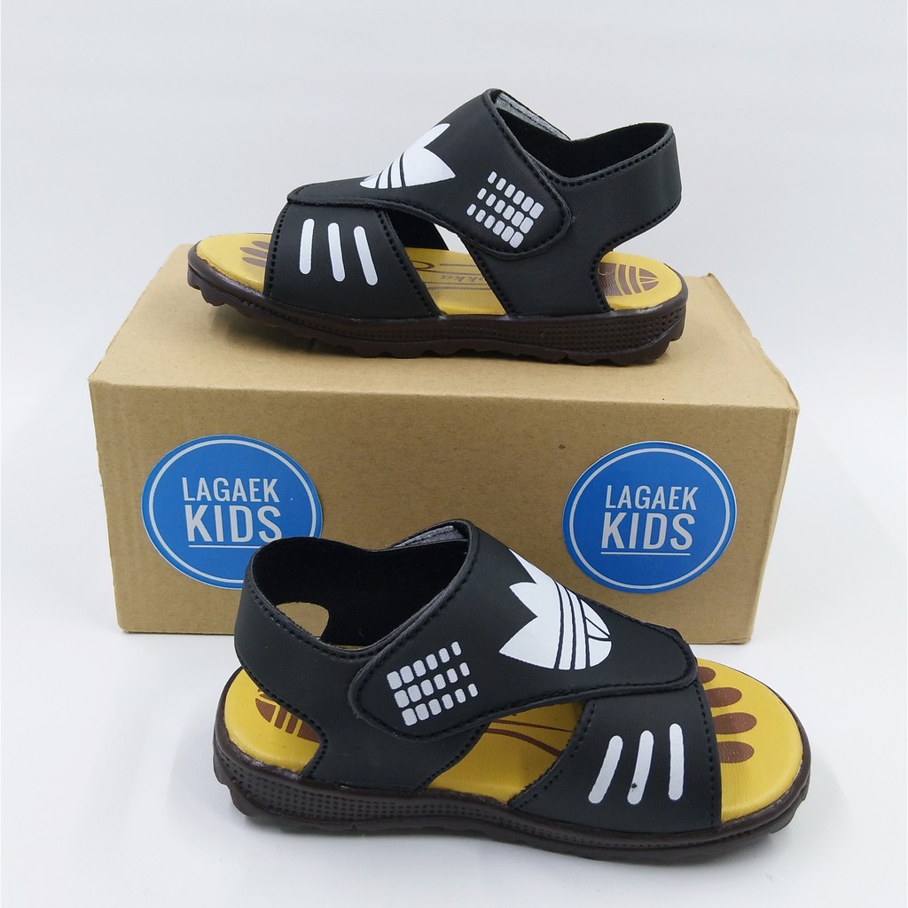 Sepatu sendal anak usia 1 2 3 tahun/sendal alas karet 