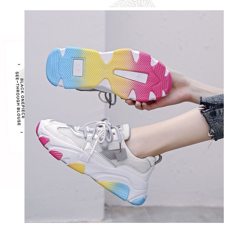 Sepatu Sneakers Wanita Putih Sport terbaru Sneaker Sepatu Olahraga Import Cewek Korea Fashion SP-108