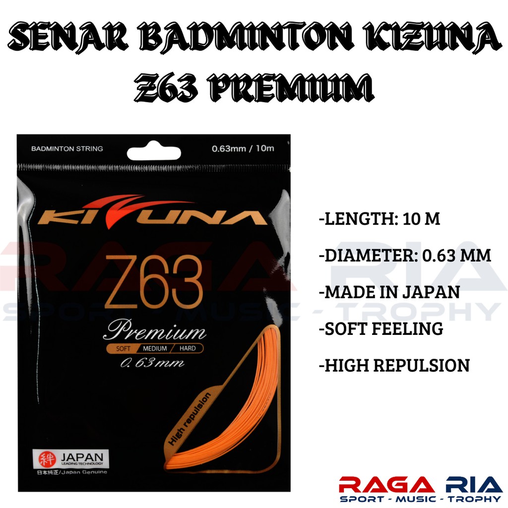 SENAR BADMINTON KIZUNA Z63 PREMIUM