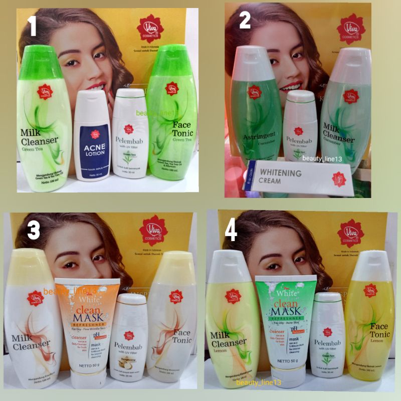 VIVA||PaketSerumGlow||Paket Perawatan Kulit Berminyak Flek||Paket Kulit Berminyak Berjerawat||Paket 