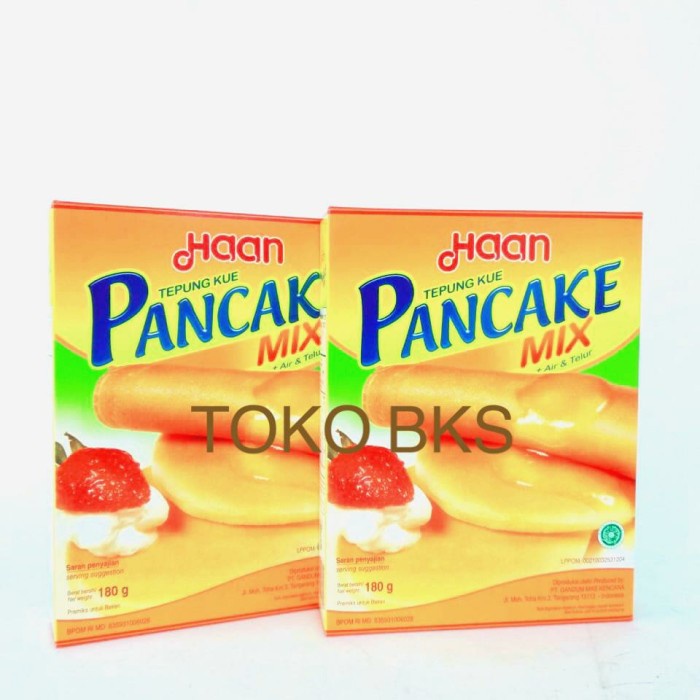 

TERBARU HAAN TEPUNG PANCAKE MIX VANILA KEMASAN 180GR