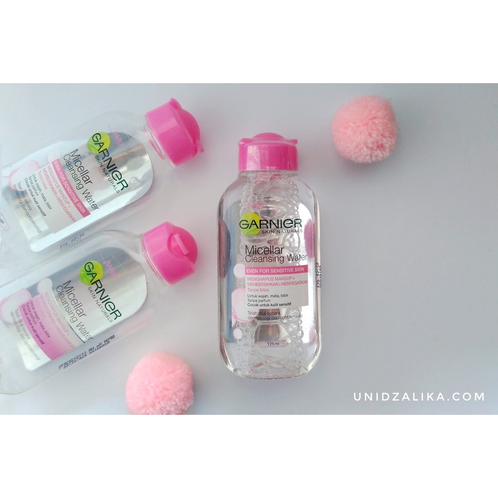 GARNIER  Micellar Cleansing Water Pink 125ml (BPOM)