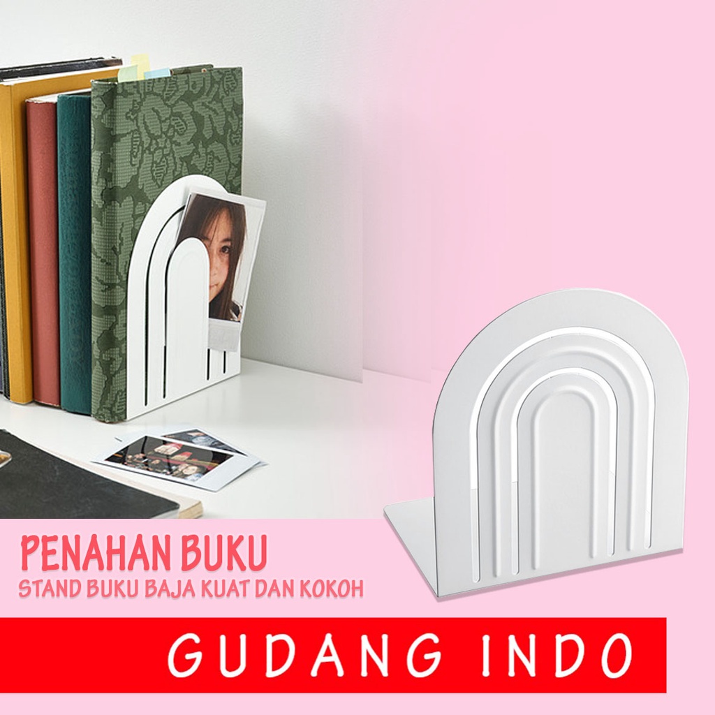 

Penahan buku 15x13 cm / stand dekorasi buku / Pembatas buku