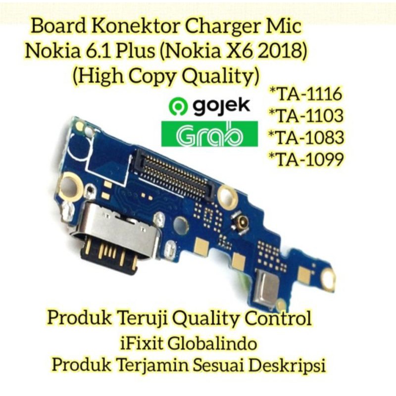 Konektor Charger Type C Mic Nokia 6.1 Plus (Nokia X6 2018) High Copy Quality