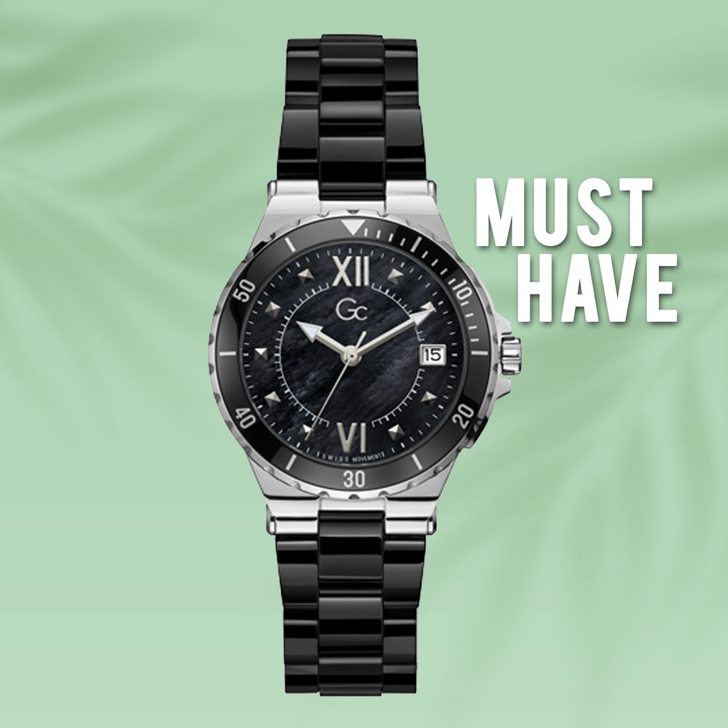 Guess Watch Gc Structura Ceramic - Guess Collection - Jam tangan Wanita Y42002L2MF