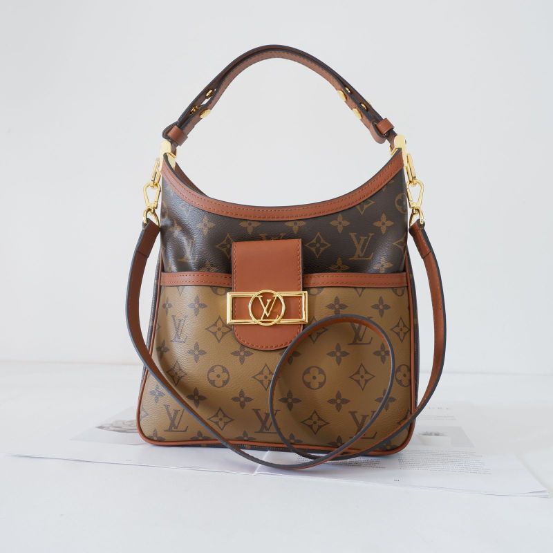 TAS WANITA BRANDED LV HOBO DAUPHINE PM