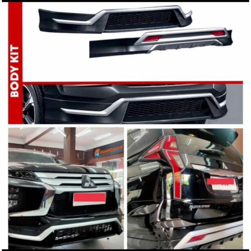 bodykit pajero sport facelift 2021