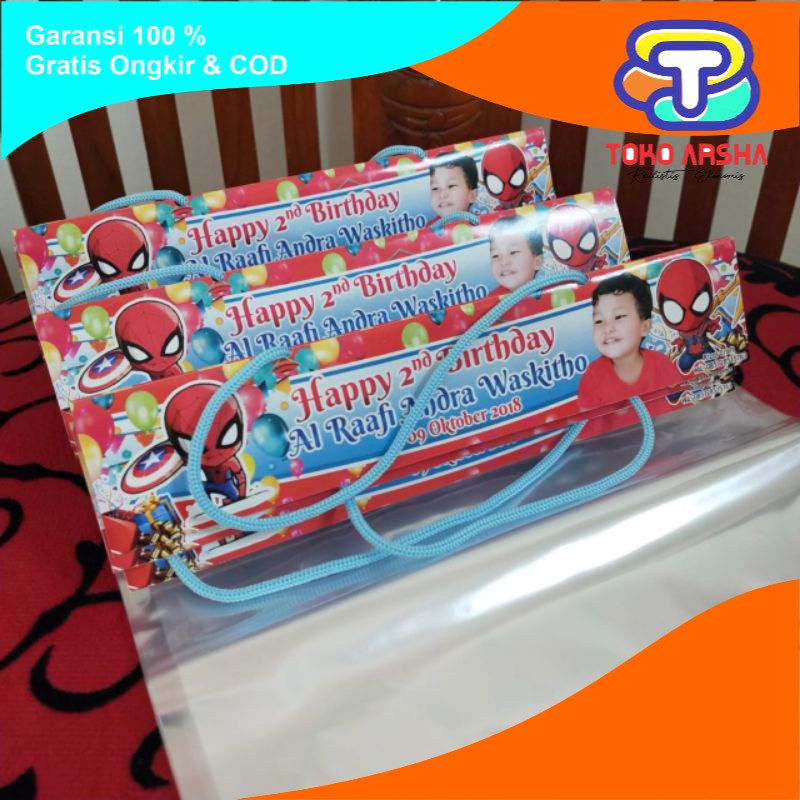 

bag plastik ulang tahun karakter goodiebag Toko Arsha