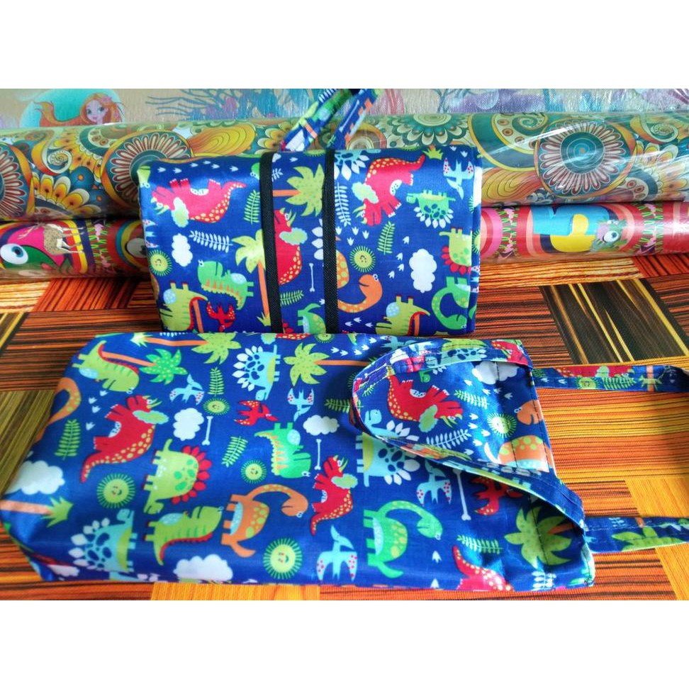 Tikar Lipat Microsatin plus Tas ukuran 150 x 200