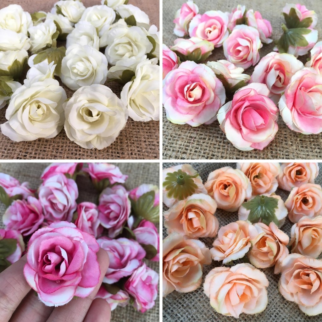 Kelopak Kepala Bunga Mawar Peony Mekar Tempel Aplikasi Foto Property Decor Hiasan Hantaran Rustic Shopee Indonesia