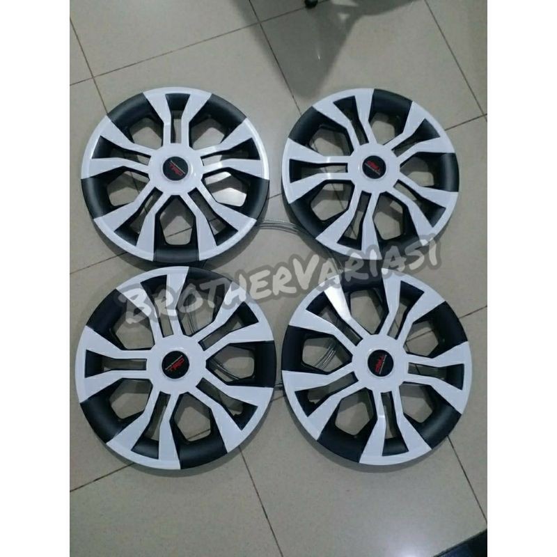Dop Velg / Cover Velg Racing Ring 13/14 Mobil Calya Sigra