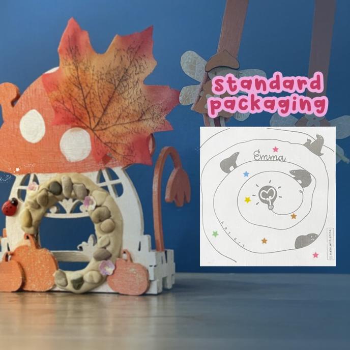 

Autumn Fairy Theater By Emma Art Kit. Complete Art Kit W/ Paint.