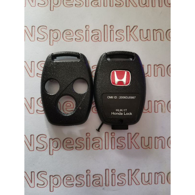 cover remote mobil Honda crv, accord, 3 tombol logo merah