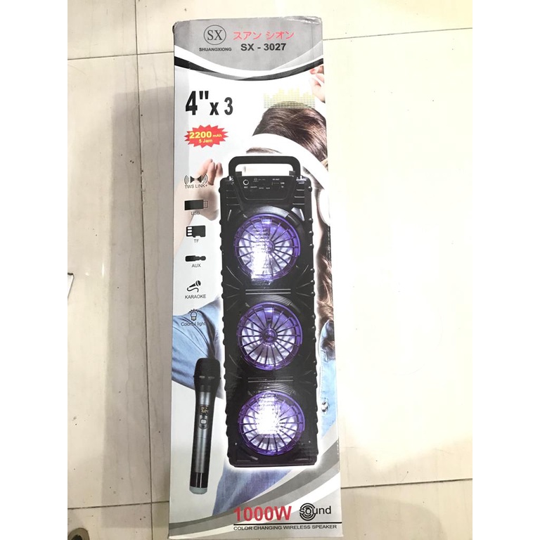 SPEAKER KARAOKE BLUETOOTH TERBARU 6,5&quot;