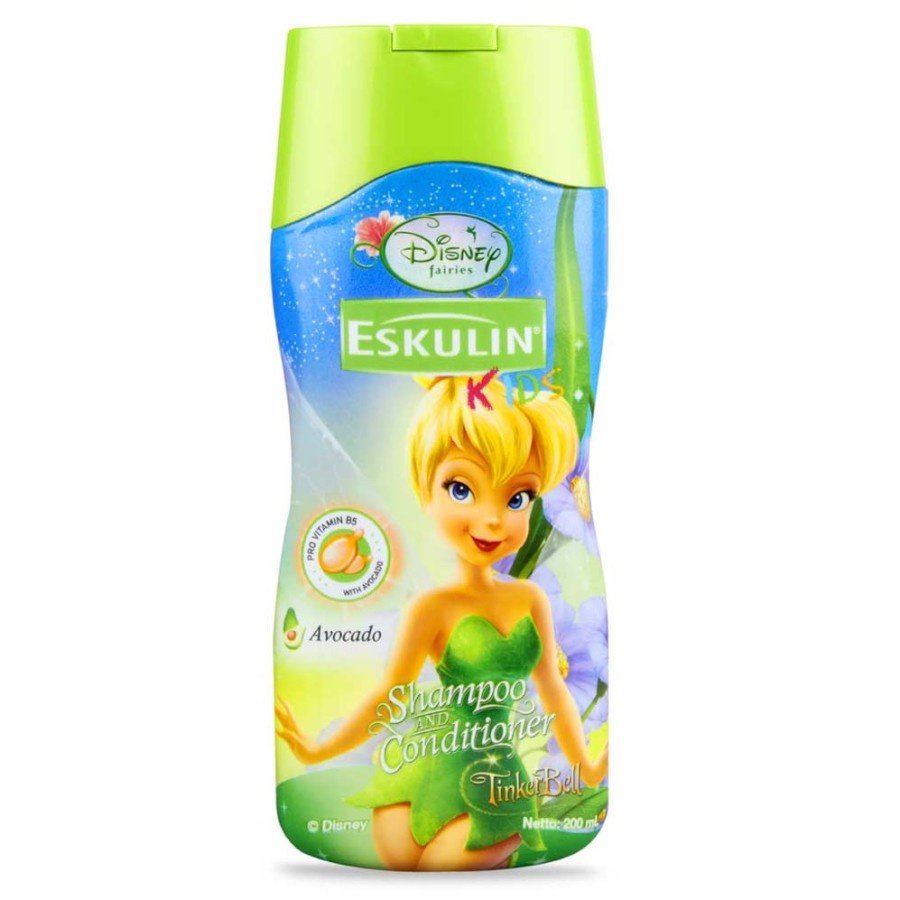 Eskulin Kids Tinkerbell Shampoo and Conditioner Avocado 100mL