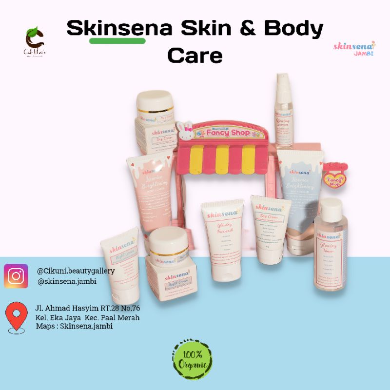 [MITRA RESMI SKINSENA JAMBI] SKINSENA ECER DAY CREAM NIGHT CREAM SERUM TONER FACE WASH FACE MASK BOD