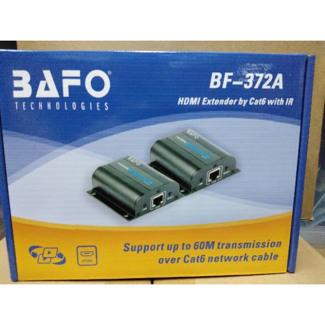 Bafo BF-372A HDMI Extender 60Meter Via Kabel Lan