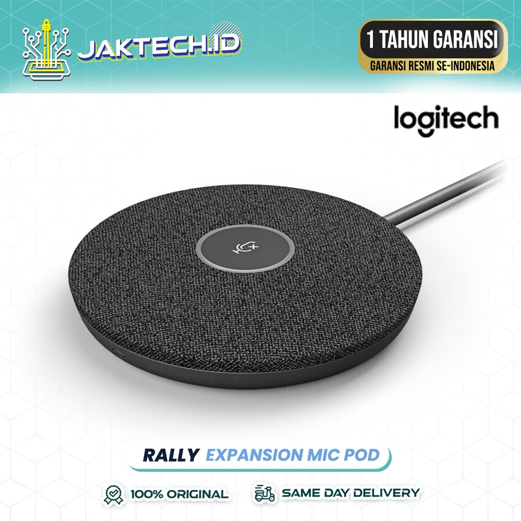 Logitech Rally Mic Pod Expansion / GARANSI RESMI