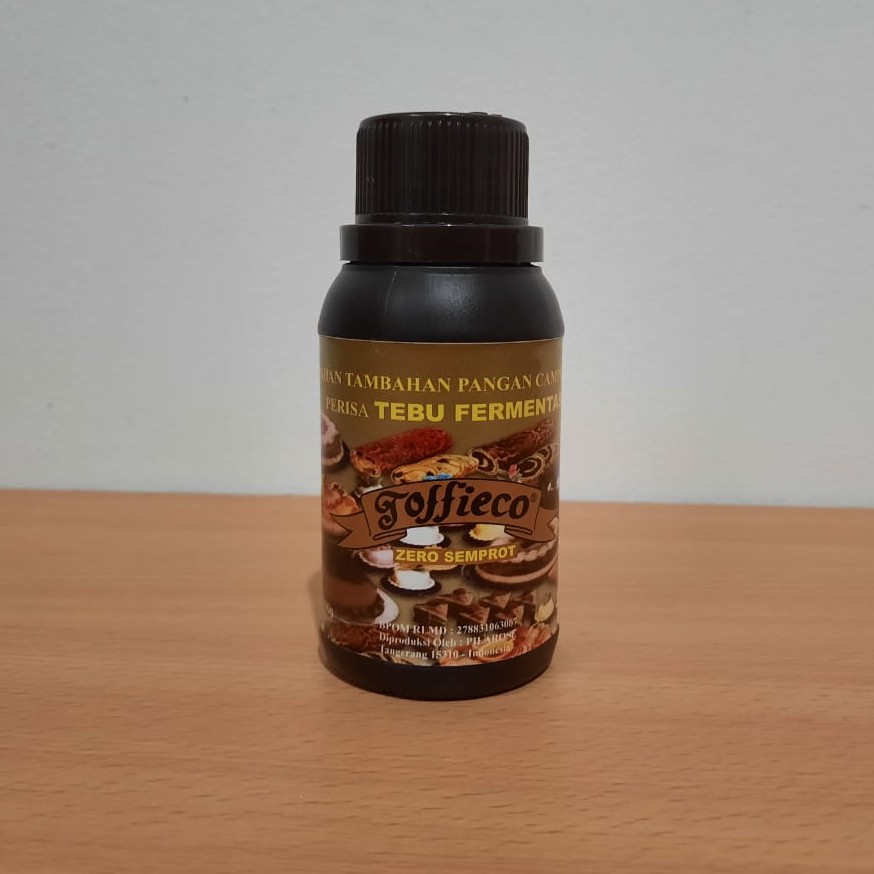 

Toffieco Zero Semprot Perisa Kue Rasa Rhum Halal Non Alkohol 100gr