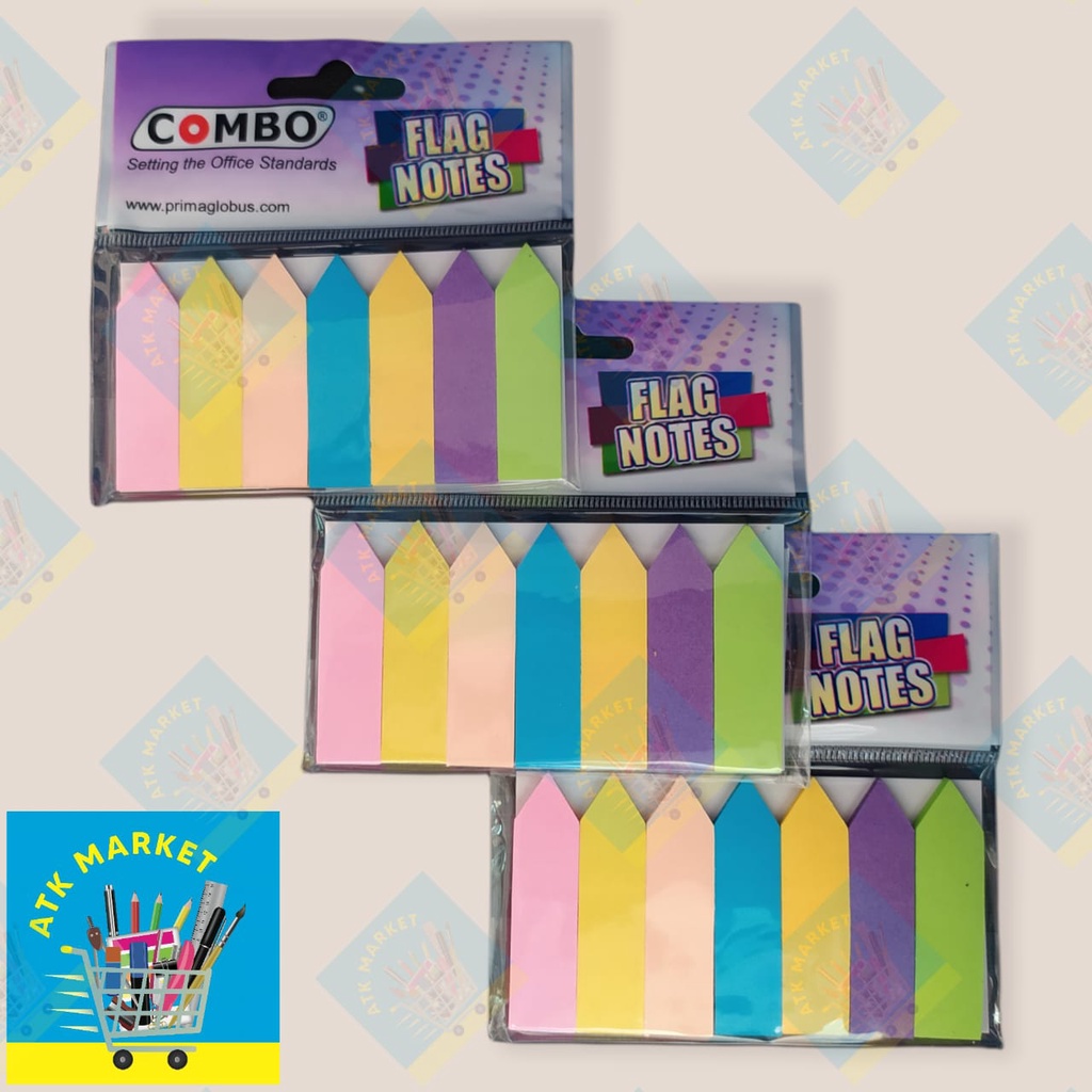 

Combo Sticky Notes SNT 584 Flag Arrow 7 warna