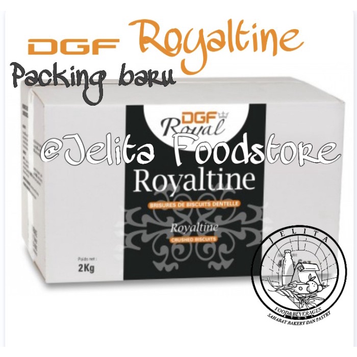 DGF Royaltine Crushed Biscuit 250gr (Feuilletine)