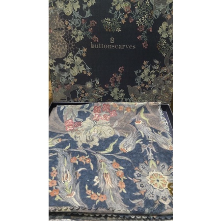 buttonscarves topkapi royal blue
