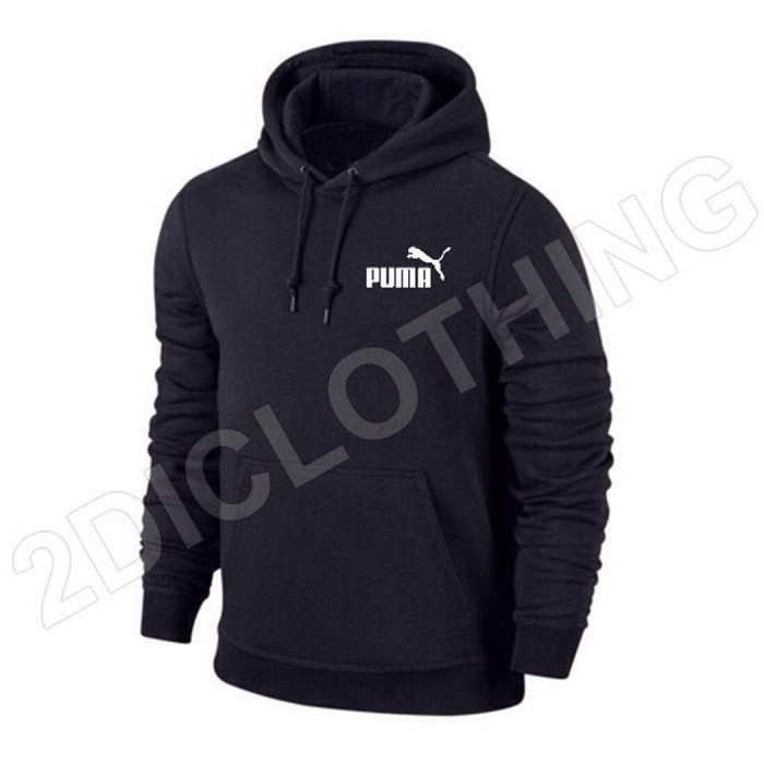 Jaket Hoodie JUMPER Sweater  Distro LOGO KECiL PUMA polos 