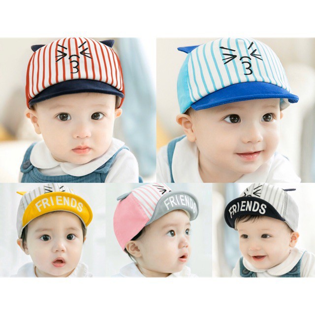 PGT - Topi Bayi Motif Friends Topi Anak Topi Baseball