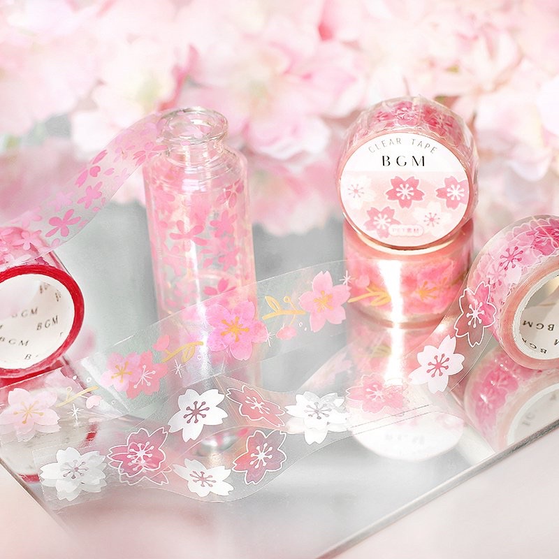 

PET Tape BGM Cherry Blossoms