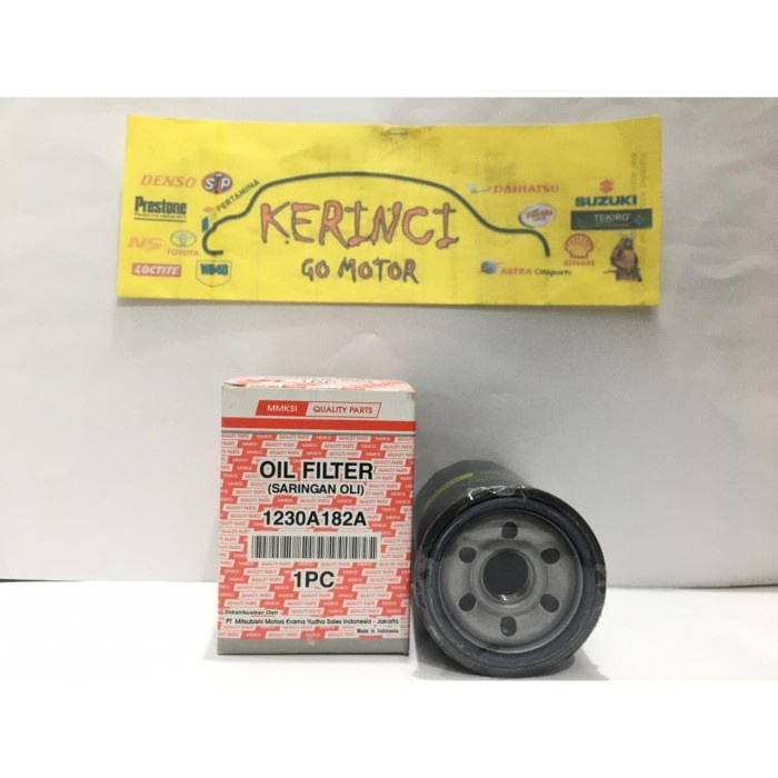 FILTER OLI MITSUBISHI ORI 1230A182A - FILTER OLI ALL NEW PAJERO