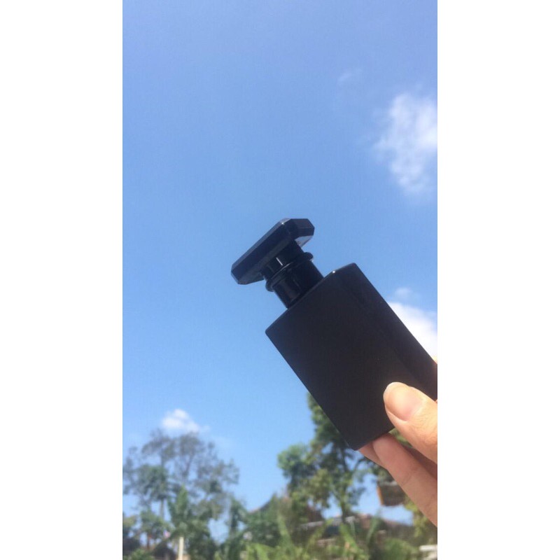 botol parfum chanel 35 ml/ botol perfume chanel 35 ml/ botol parfum hitam/botol parfum kotak