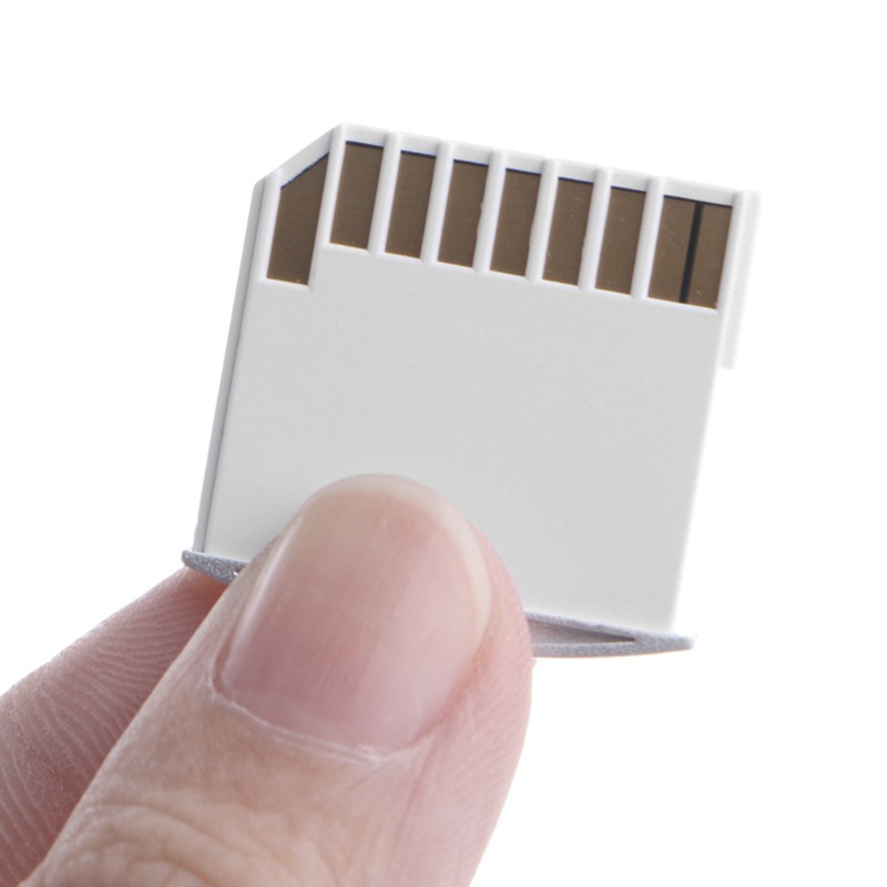 Cre 1pc Adapter Konverter Kartu Memori Microsd Tf Ke Sd Card Portable Untuk Macbook Air