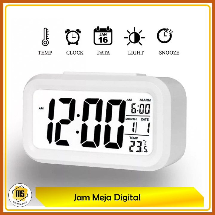 Jam Meja Digital Smart Alarm Clock