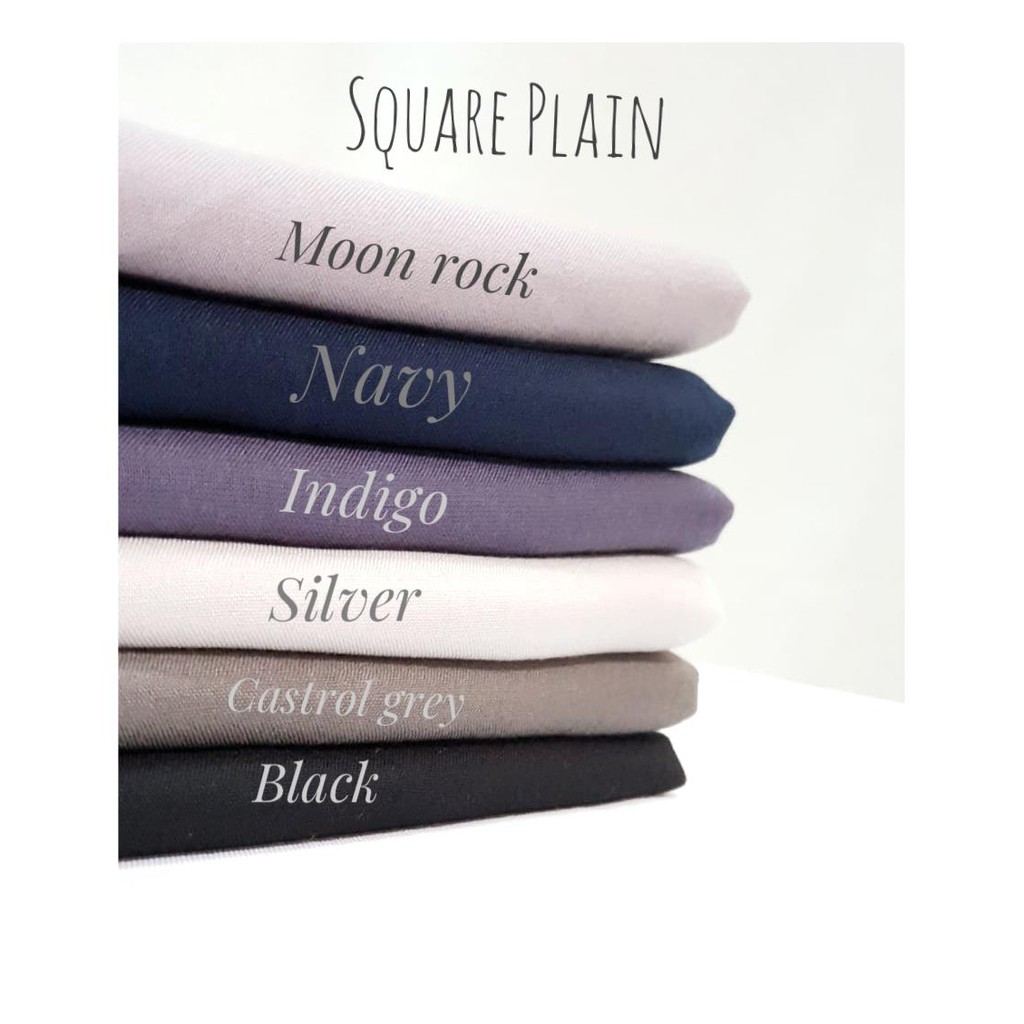 

Square Plain Series Colour Black